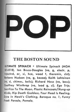 Jazz and Pop article on the Boston Sound ...detail